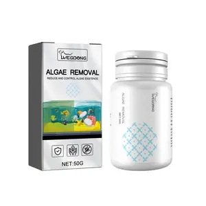 50g Fish Tanks Aquatic Cleaning Algae Tablets Biological Effective Control Water Algaecide Home Aquarium Odor Remove