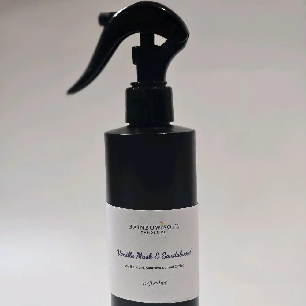 Rainbow Soul Candle Co.  Highly Scented Room Spray Refresher odor eliminator