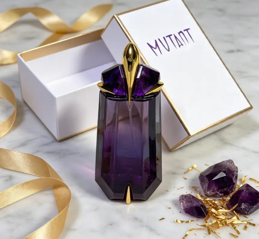 Affordable Designer Dupe Woody Floral Perfume MUTANT Complete White Gold Trim Gift Box Mandarin Jasmin White Amber Parfum All-Day Rich Long-Lasting Scent Daily Formal Wear