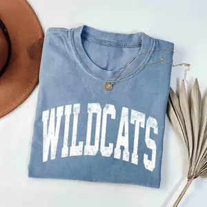 Wildcats Shirt, Vintage Wildcats Mascot Shirt, Wildcats Team Shirt, Wildcats School Spirit Shirt, Retro Wildcats T-shirts