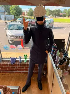 Life Size 6ft 2in Gojo Anime Bust Figure Statue Display