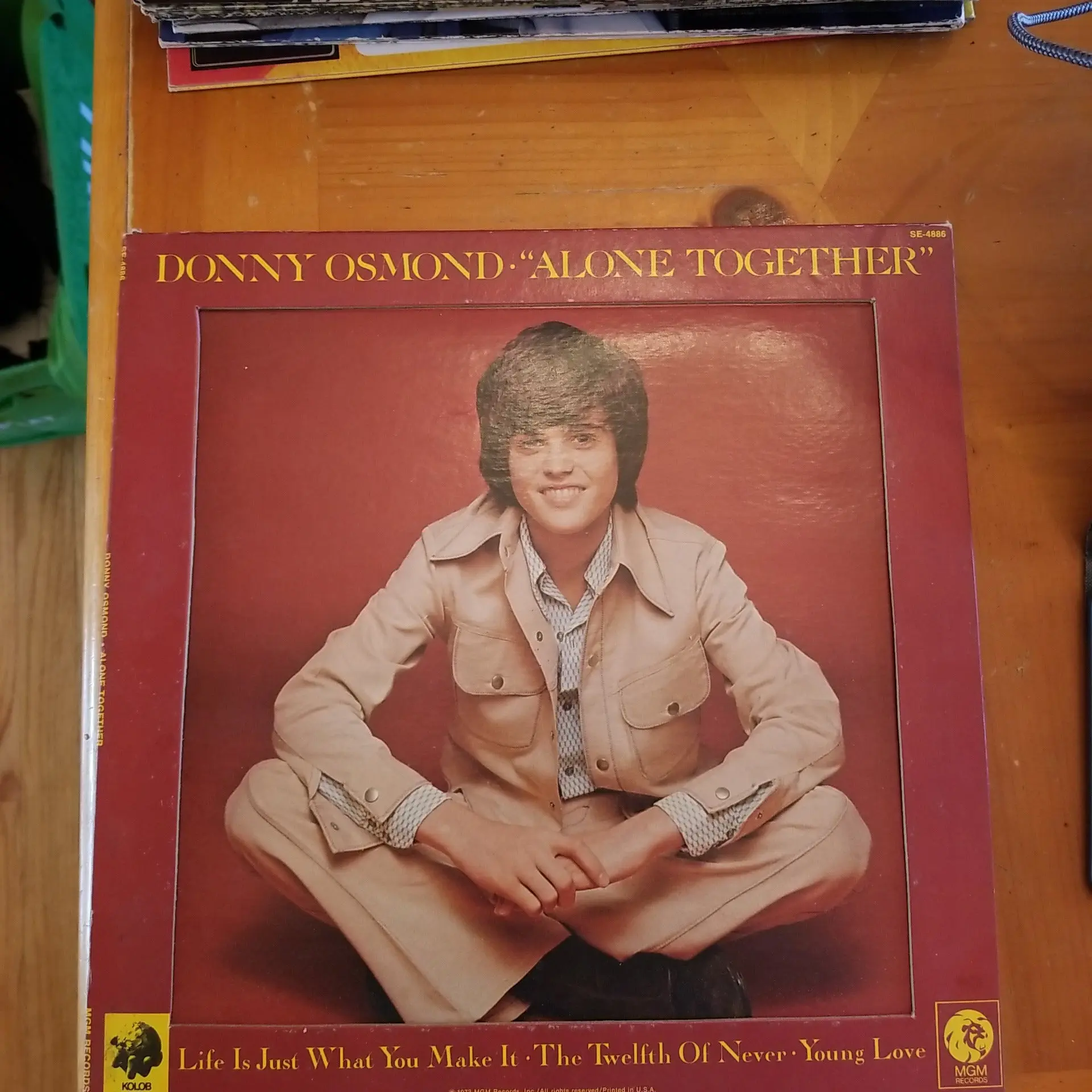 Donny Osmond - Alone Together (1973, MGM Records) Vinyl Record VG/VG