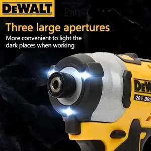 DEWALT DCF850 new 205NM brushless cordless electric screwdriver, DEWALT power tool 20V battery,DEWALT rechargeable impact drill,