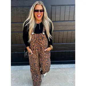Cheetah Print Karli Overalls