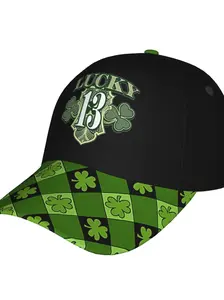 Lucky Clover Poker Chip Design Fashion Baseball Cap, Stylish Casual Hat for Men & Women, Perfect Gift Idea for Sports Fans