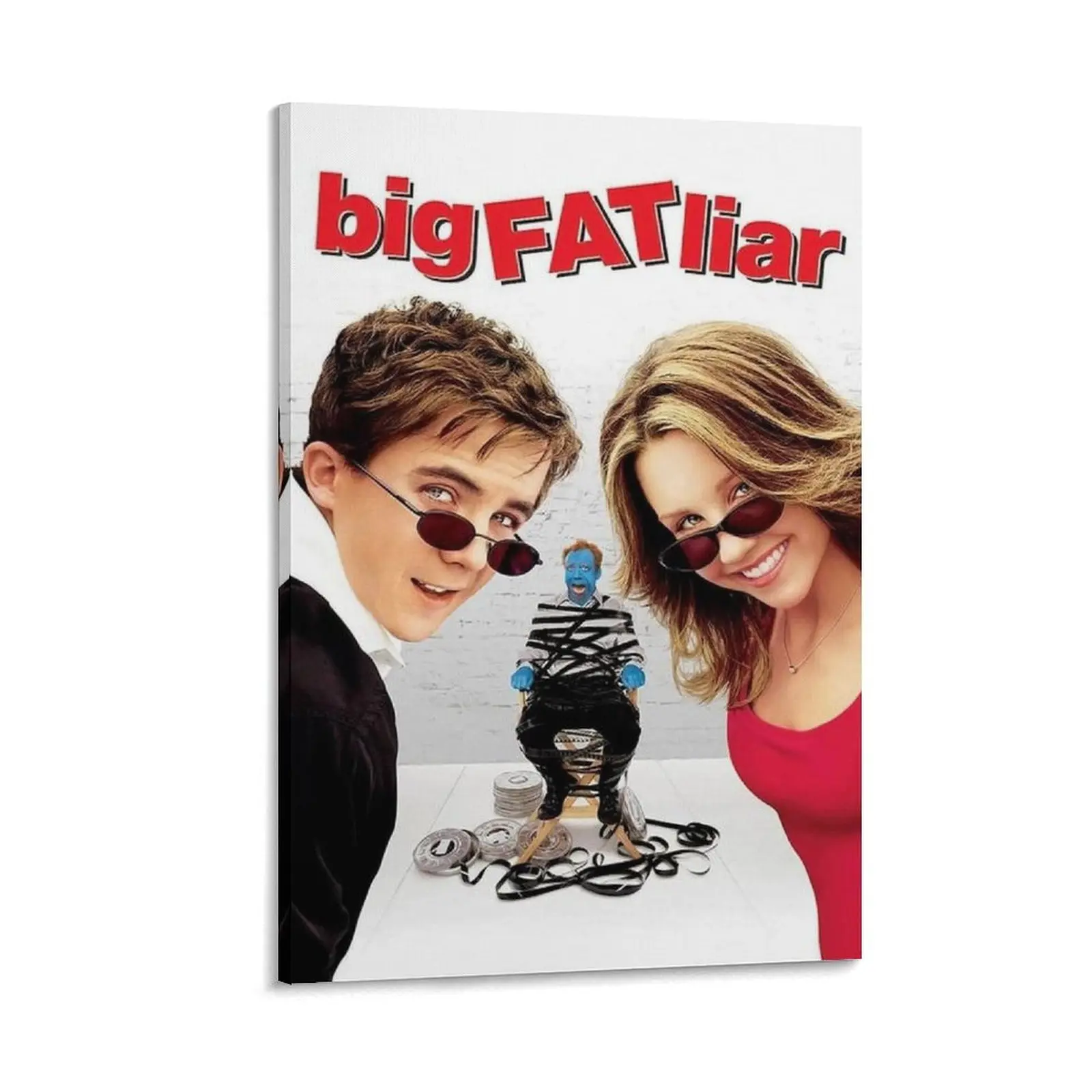 Customizable Multi-Size Big Fat Liar Artistic Canvas Print Painting, Decorative Home Room Decor for Bedroom, Garden Bar Gift, Frame, As The Image Shows