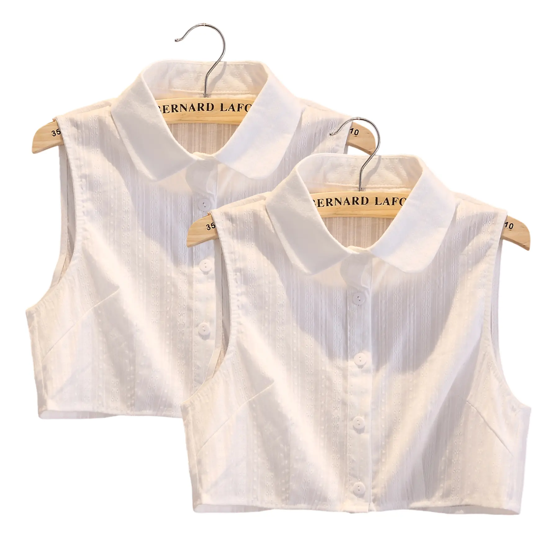 white round collar-2pcs