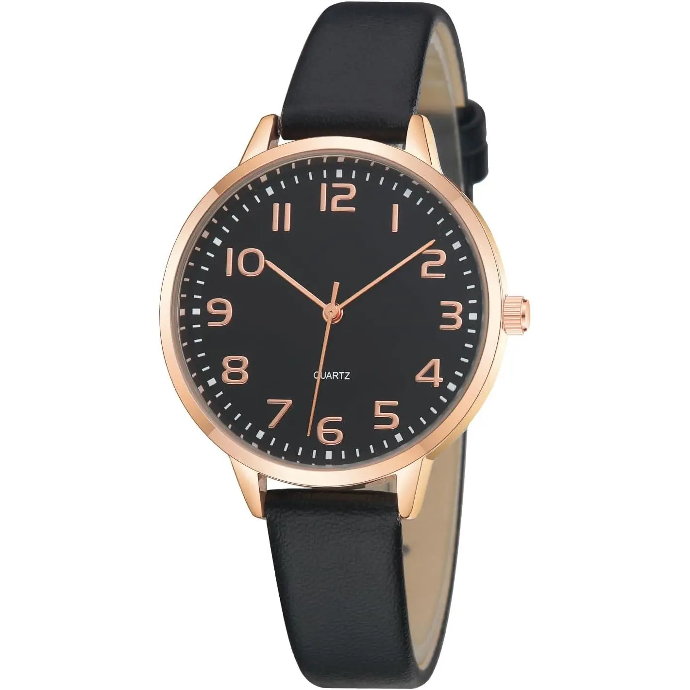 Women's Dainty Analog Leather Dress Watch for Small Wrists, Ladies  Watches for Women, Reloj para Mujer