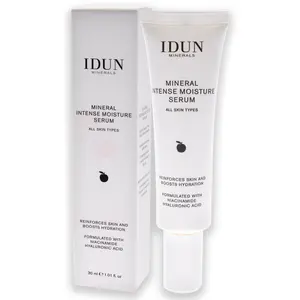 IDUN Minerals Mineral Intense Moisture Serum - Infused With Minerals - Reinforcing Skin And Boosting Hydration - Intensely Moisturize The Skin - Reduces Deep Wrinkles Significantly - 1.01 Oz