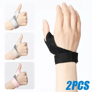 Adjustable Thumb Support Bracelet, Thumbsaver Bandage, Compression Wrist Sleeve, Breathable Sweat Absorbent Comfort, Unisex Hand Support Strap