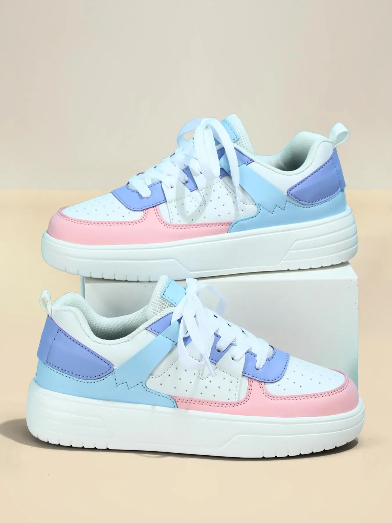 Valentine's Day New Fashion Athletic Breathable Trainer for Boy, Comfortable Lace-up Low-top Walking Running Comfy Sneakers, Trendy Versatile Casual F