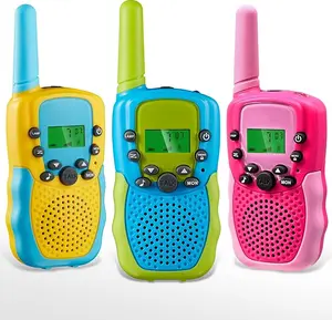 Family Walkie Talkies for Kids 3 Pack, Girls Toys Age 6-8 8-10 Birthday Gifts, Indoor Play, Outdoor Camping & Hiking, Toddler Walkie Talkies Age 3-5, Easy to Use, 22 Channels, 3 Miles Range