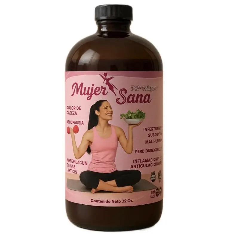 Mujer Sana B12 Antioxidant Tonic Dietary Supplement 32 oz - Healthcare Vitamin Supplement for Optimal Health