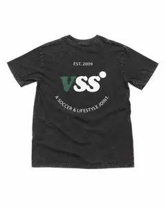 Vintage Washed Soccer Lifestyle Graphic Tee – Oversized Retro Streetwear T Shirt, DTG Printed 90s Vintage Tees, Y2K Summer Graphic Tee for Men