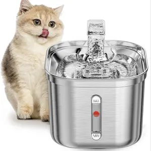 2.2L USB Powered Pet Smart Water Dispenser, Automatic Water Feeder, Simple Design Drinking Fountain for Cats & Dogs, Cat Water Fountain
