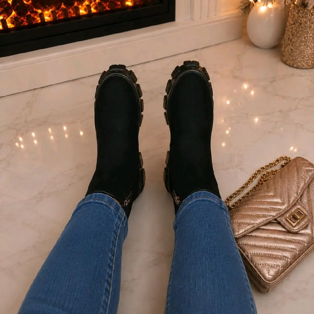 Platform Ankle Boots