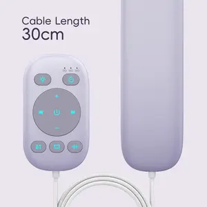 Ultra-thin bone conduction 5.4 pillow speaker with battery plastic case helps improve sleep quality and promotes faster sleep