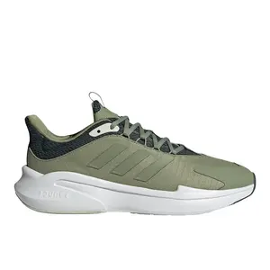adidas Mens Alphaedge Plus Running Sneakers Shoes - Green