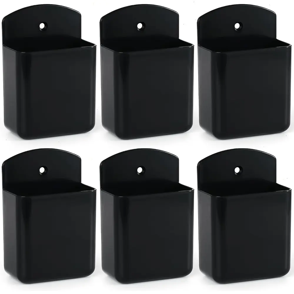 A Set of 6/4 Pcs Remote Control Holder Wall Mount,TV Remote Holder,Self Adhesive Controller Holder,Wall Pen Holder Storage Accessories for Home Office School,Christmas Party Gifts,Hand Tools Kits