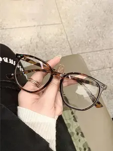 Unisex Frame Eyeglasses, Trendy Casual Eyeglasses for Everyday Use, Fashion Accessories for Outdoor Activities, Trendy Casual Frames