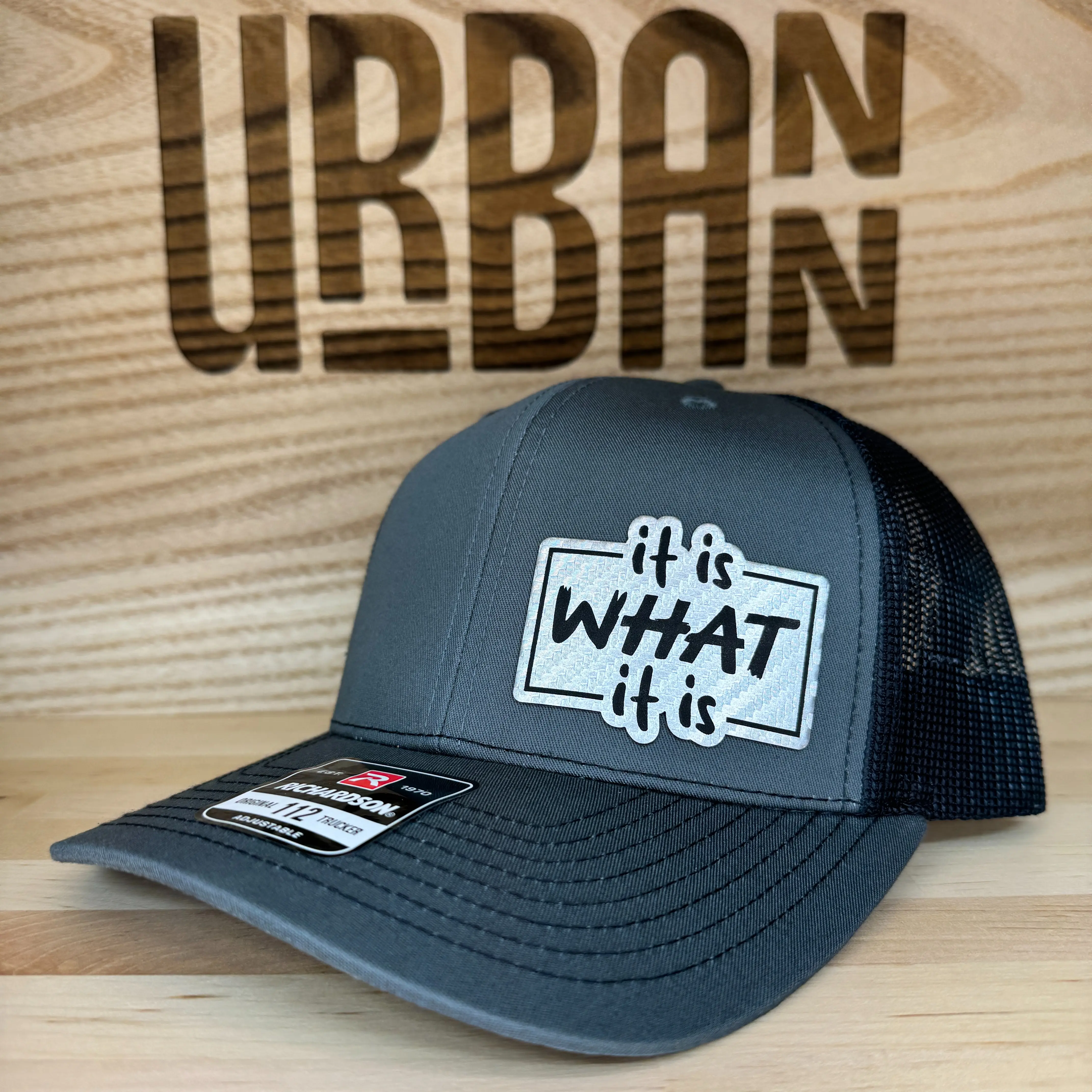 Charcoal/Black with Carbon Fiber Silver Patch