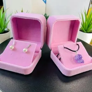 YEEYAYA 2 pcs Earrings box storage box jewelry box Necklace box Ear studs box