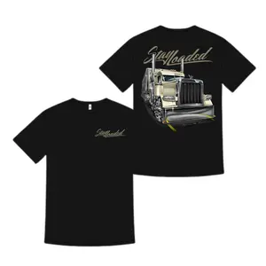 Stay Loaded Truck Shirt, Heavy Haulin Semi Truck Graphic Shirt, Big Rig Driver Apparel for Truckers and Diesel Lovers, Road Trip Gift Shirt for Father's Day or Birthday