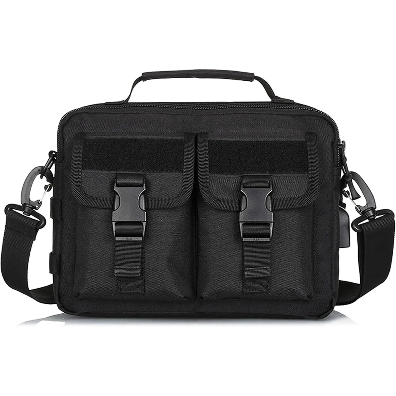 Tactical Messenger Bag Multifunction Nylon Shoulder Briefcase Handbags with USB Port
