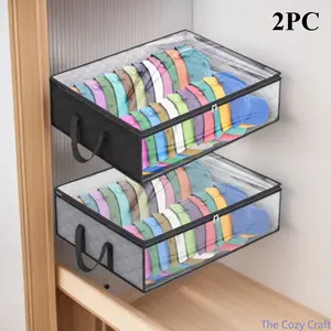 Foldable Non-woven Storage Bag Dustproof Hat Organizer Pouch Multifunctional Portable Shoes Sorting Bag Lightweight Space Saving Household Storage Sack For Home Closet Moving Travel Luggage Arrangement summerwins
