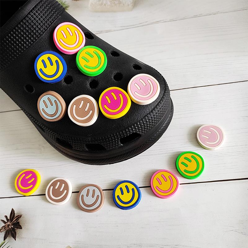 Cartoon laugh Croc Shoe Charms for Kids Boys Girls Women Men PVC Wristband Sandals Clog Accessories Party Favor with Dragon and Character Designs Footwear