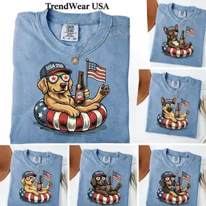 Comfort Colors 50+ Dog Funny 4th of July Shirt, Dachshund 4th Of July Shirt, 4th of July Dog, Shirt, 250th Anniversary Shirt, 4th Of July, Dog Lover Shirt, Patriotic Dog Gift,TrendWear USA