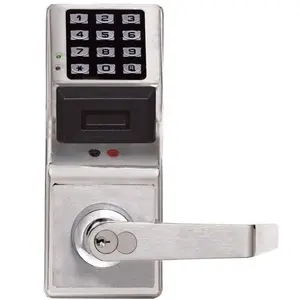 Alarm Lock  Proximity Keypad Digital Lock - Satin Chrome Finish