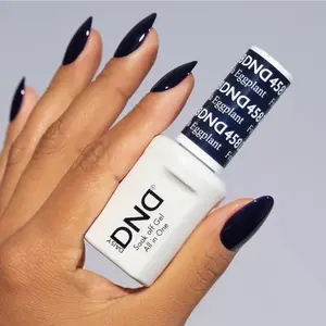 DND 458 Fresh Eggplant Gel and Lacquer Duo nail care nail art