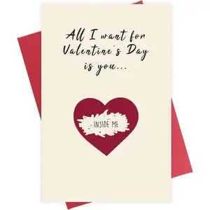 Day Card, Funny Vday Scratch Off Card, Unique Valentines Card for Husband Boyfriend
