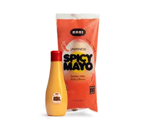 Cabi Japanese Spicy Mayo – Freshly Whipped w/Clean Ingredients - Balanced Yuzu Citrus, Cage-Free Golden Egg Yolk & Rice Bran Oil – Sandwich, Sushi, Burger, Squeeze Bottle Mayonnaise