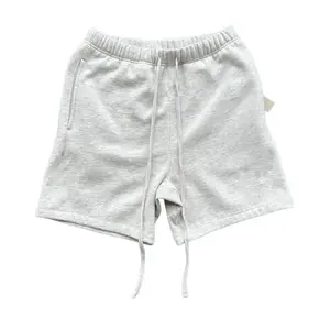 Mens Light Oatmeal Plain Shorts 2022, Menswear Basic Loose Fit, Fashionable Style, Soft Comfortable Fabric, Casual Wear Breathable