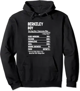 Boy from Berkeley Pullover Hoodie - Robynreede Shop 95B0C27Z4365