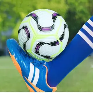1pcs 5-Number Training Soccer Ball, High-Quality PVC, Duraable & Bouncy, Ideal for Adult 11v11 Training, Perfect for Schools & Clubs, Soccer Trainer Ball