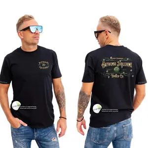 Haywood Jablowme Timber Co. - Funny men's t-shirt - Menswear Top Print Tshirt Casual Shortsleeve Crewneck christian premium black cotton tee top clothing