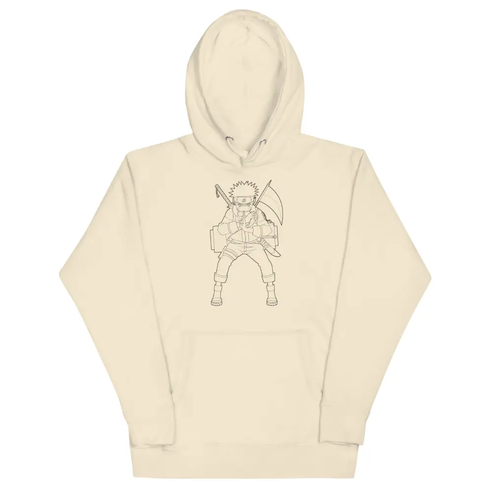 Knucklehead Ninja Anime Manga Unisex Hoodie