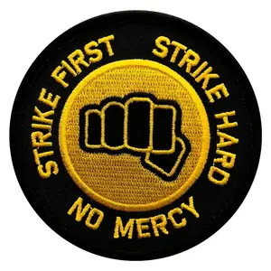 Miltacusa No Mercy Strike First Karate Kid Patch [Hook Fastener - 3.0 INCH -MTS7]