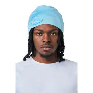 You Matter Spandex Blend Toque - Baby Blue, Logo Detail, Moisture-Wick, Outdoor Wear, Stretch Fit
