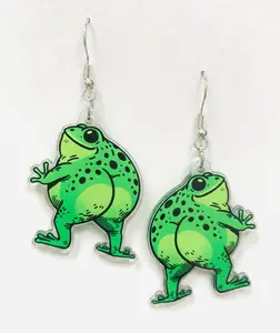 Cute Frog Butts Earrings