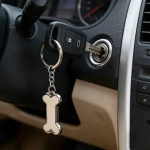 Bone Keychain Alloy Hanging Ornament Small Gift, Perfect Accessory for Keys & Bags, Unique Present Idea for Loved Ones