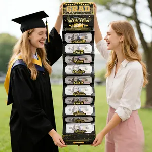 3D Graduation Party Decoration Set, Folding Gift Box, Surprise Present for Graduates, Holiday Occasion Supplies