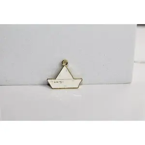 Origami Hat Charm - Gold Plated