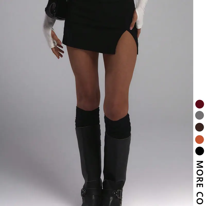 Women's Fashion Casual Minimalist Skirt, Bottom, Graphic Pattern, Fitted H Type, Short Length, Outdoor School Daily Wear, Natural Feel, Unique Style, Womenswear, Basic, Casual Fashionable Skirt