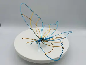Butterfly wire sculpture Butterfly wire sculpture