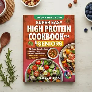 Super Easy High Protein Cookbook for Seniors – Easy-to-Follow Recipes for Everyday Cooking & Meal Planning