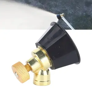 Brass Alloy Nozzle Agricultural Atomization Adjustable Nozzle Black Whirlwind Agricultural sprinkler Head Garden Tool